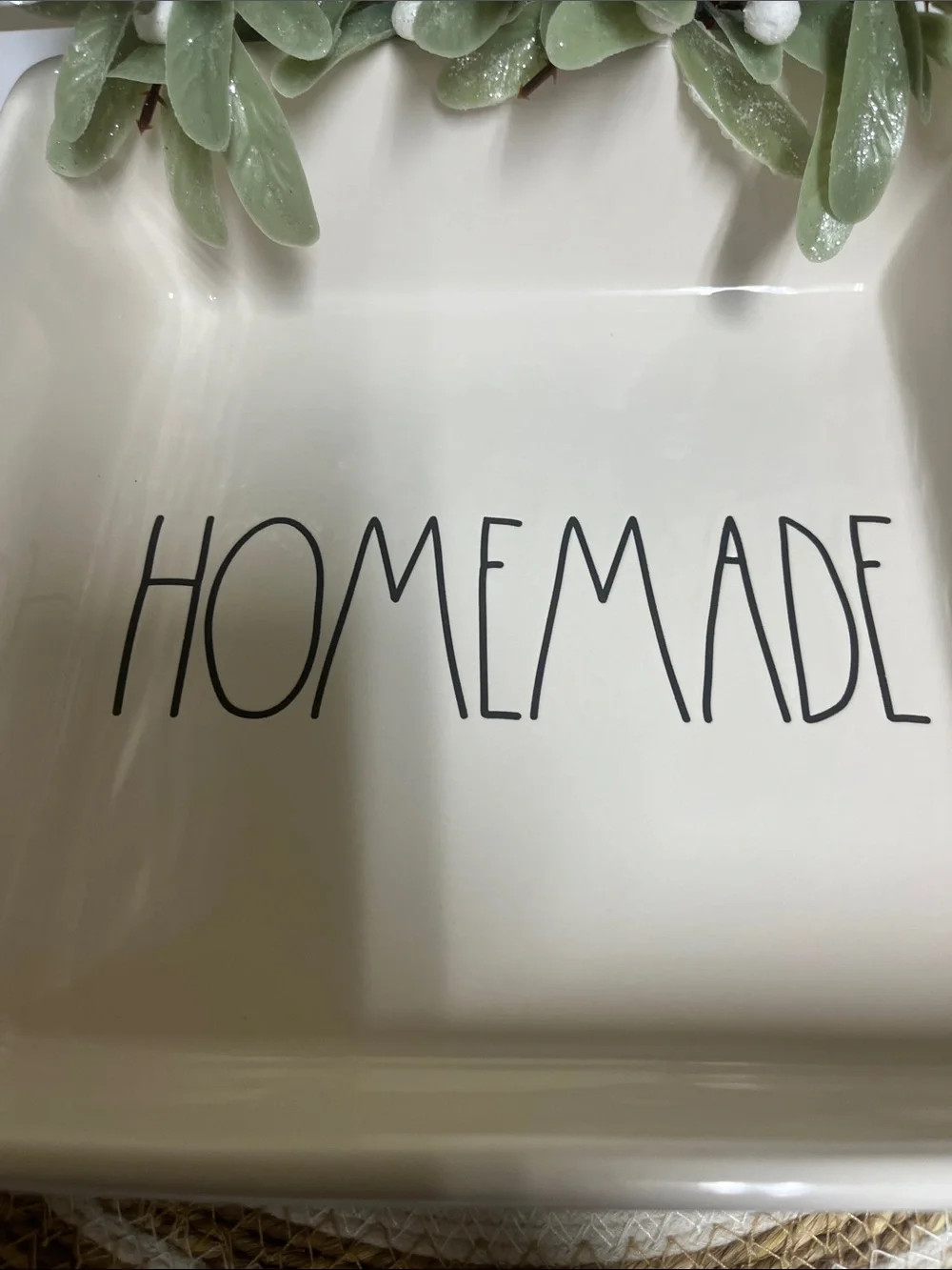 Rae Dunn “Homemade”9X9 Baking Dish great condition